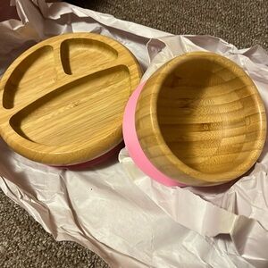 Avanchy Bamboo Suction Plates